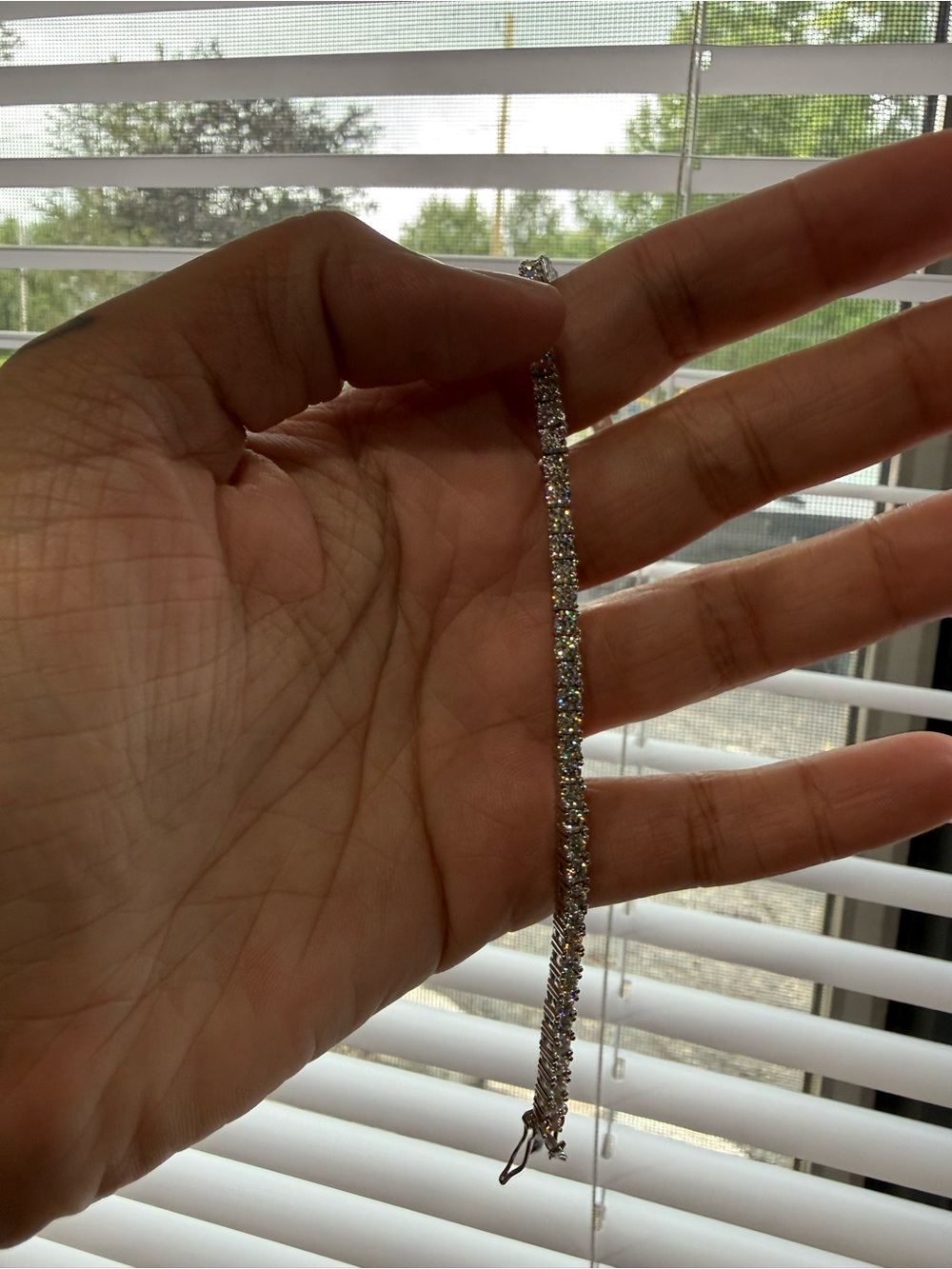 ✨ 3MM MOISSANITE TENNIS BRACELET